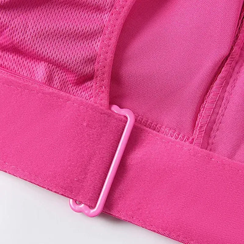 Pack of 2 Breast Support Front Zipper Sports Casual or Gym Bra