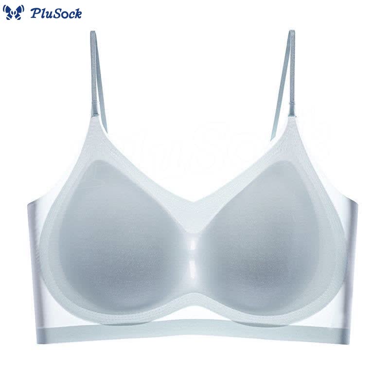 Plusock Plus Size Ice Silk Comfort Wireless Bra(2 Packs)