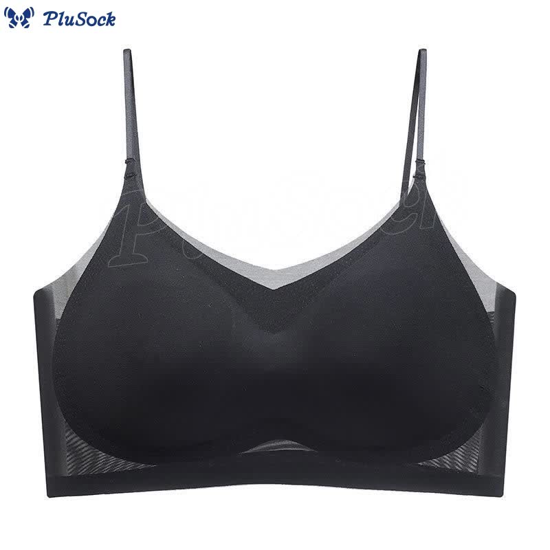Plusock Plus Size Ice Silk Comfort Wireless Bra(2 Packs)