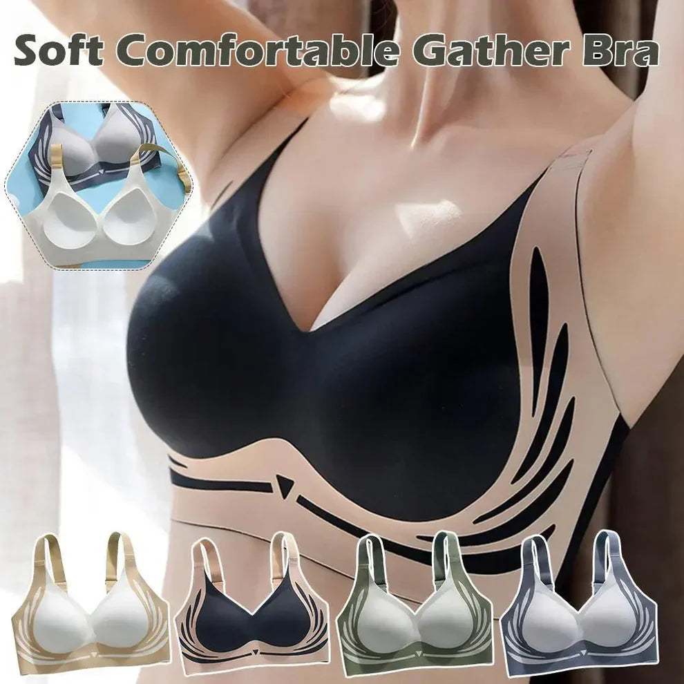 PACK OF 3 Powerful Push-Up Seamless Bra