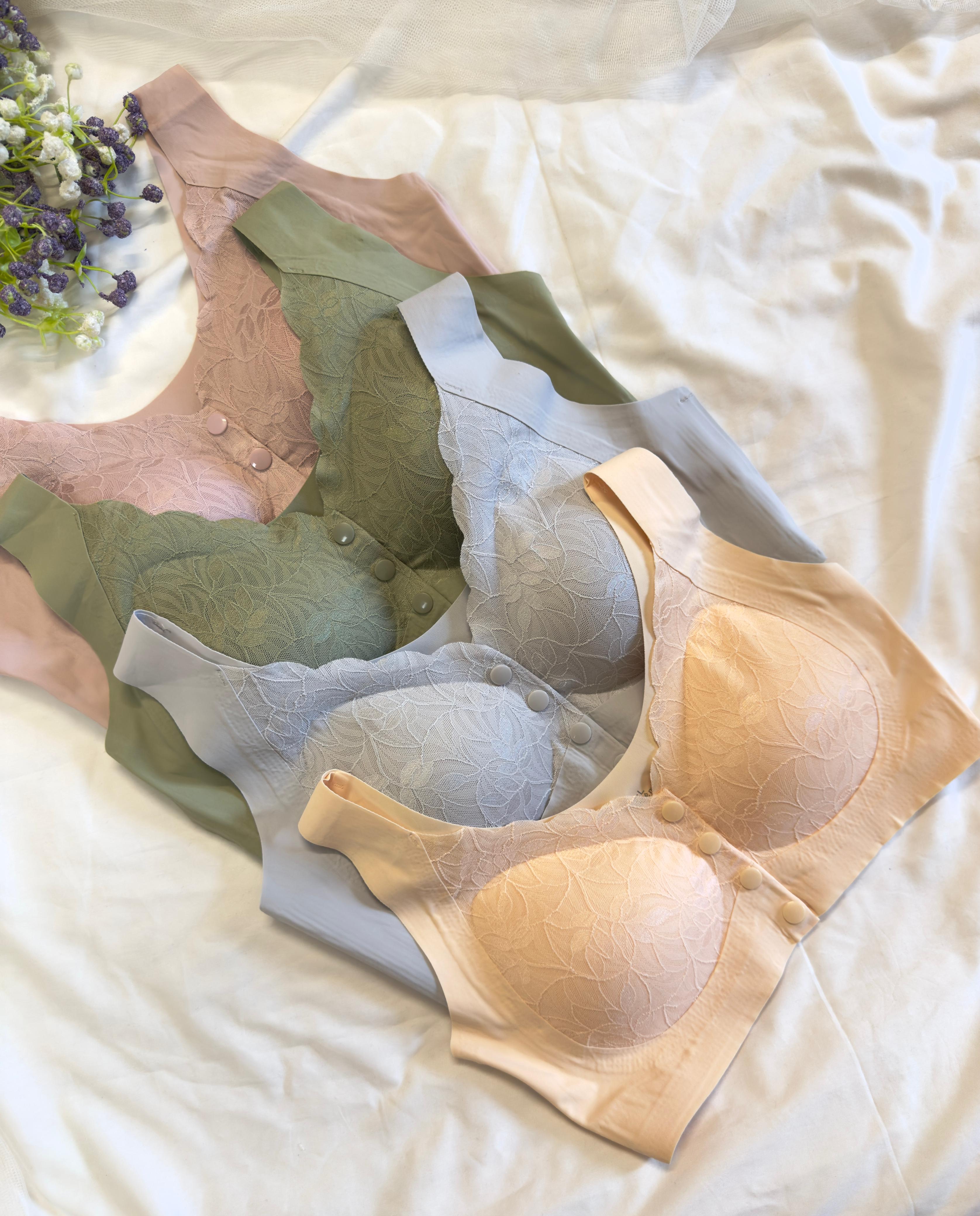 Seamless Anti Rash Front Open Posture Correction Bra