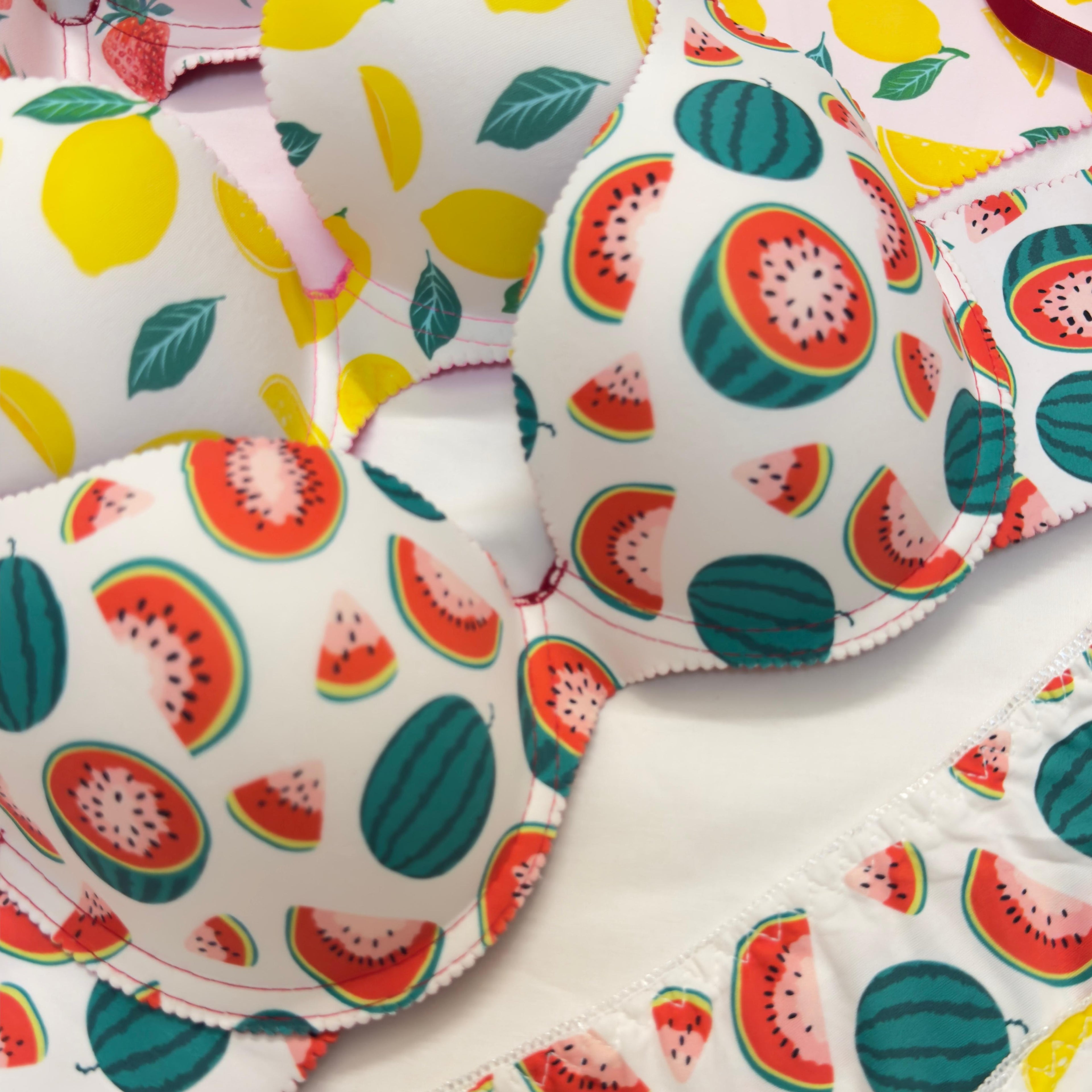 Fruit Cocktail Wired Bra Set