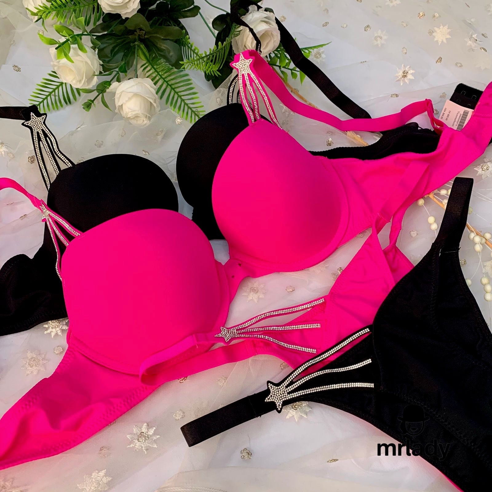 VICTORIA SECRET PUSH UP BRA SET