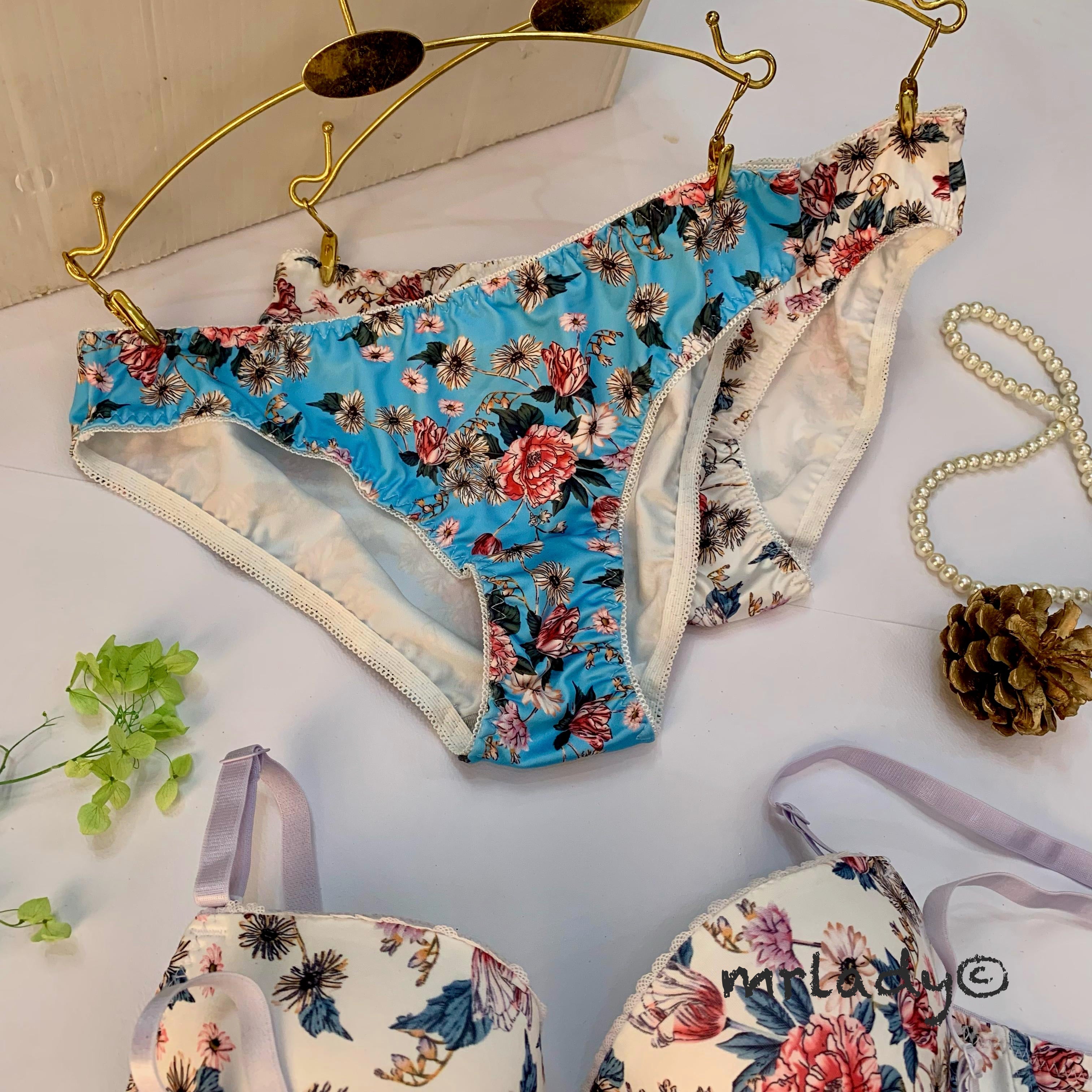 SPRING THIN PAD BRA SET