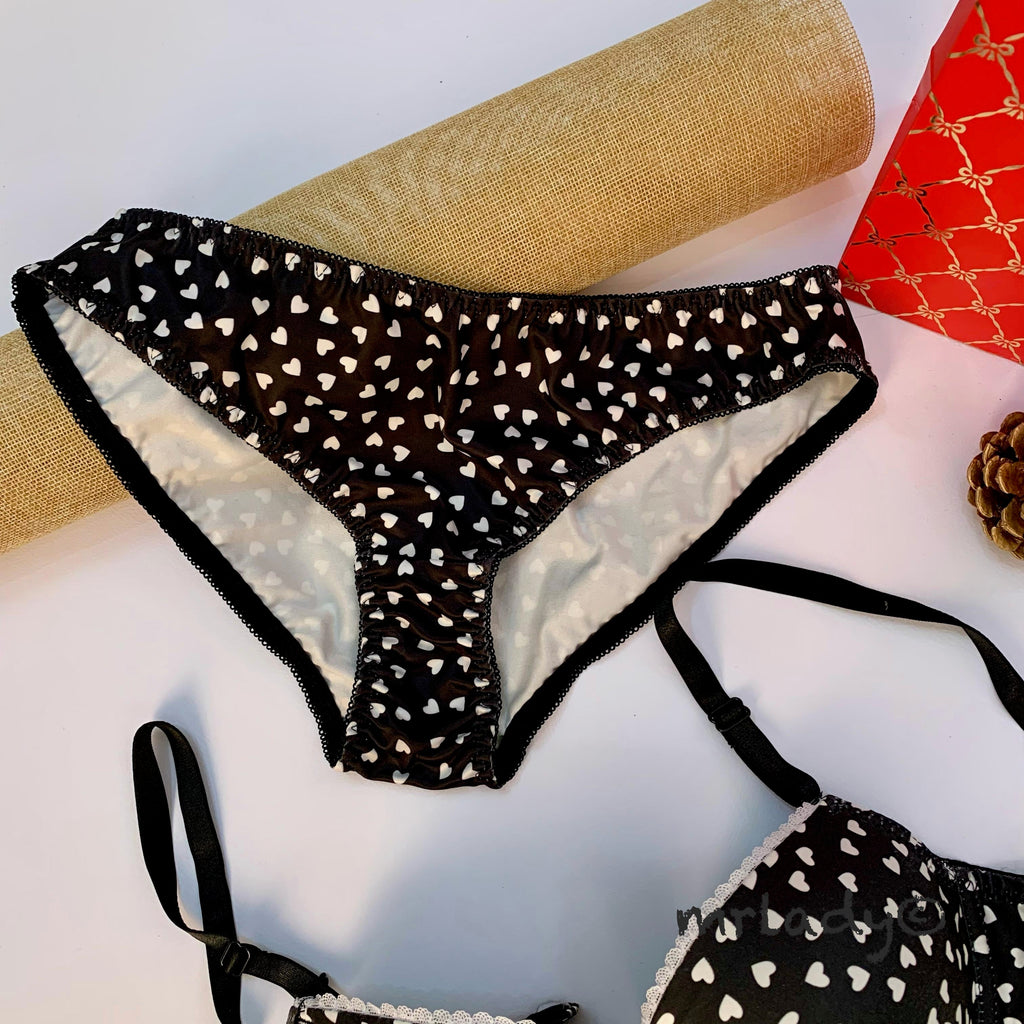 MINI HEARTS THIN PAD BRA SET