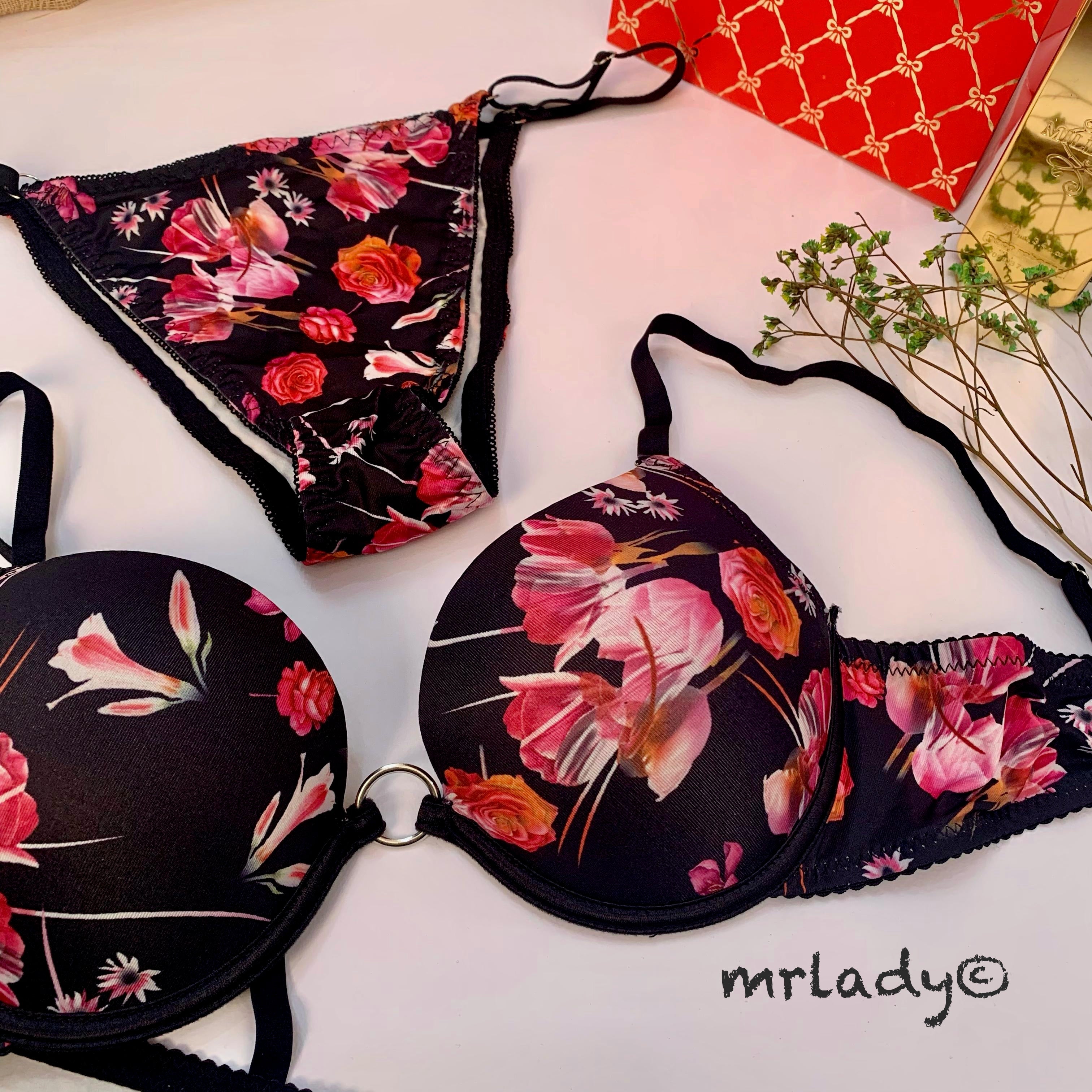 3 PART THIN PAD BRA SET