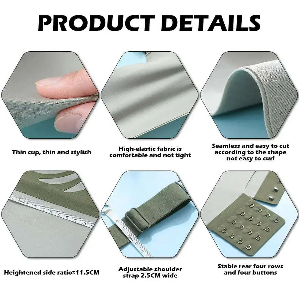 PACK OF 3 Powerful Push-Up Seamless Bra