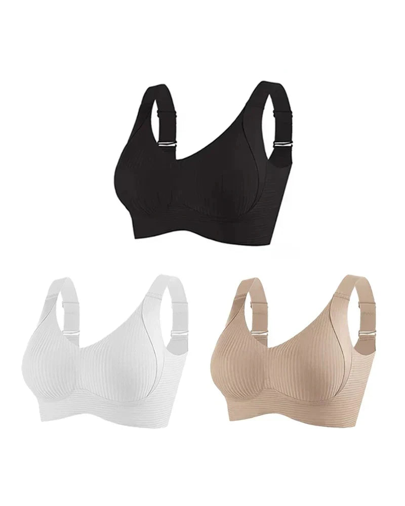 Pack of 3 Adjustable Wireless Bra
